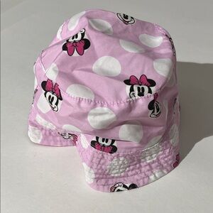 Disney Minnie Mouse Pink Girls bucket hat sun protection OS